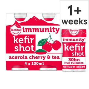 Biotiful Dairy Kefir Shot Tea & Acerola 4X100ml