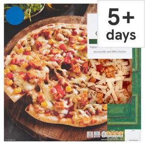 Tesco Stone Baked Bbq Chicken Pizza 303G