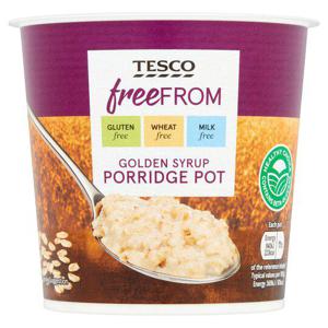 Tesco Free From Gluten Syrup Porridge Pot 55G