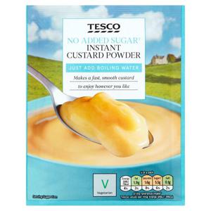 Tesco No Added Sugar Instant Custard Mix 70G