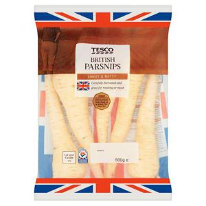 Tesco Parsnips 500G