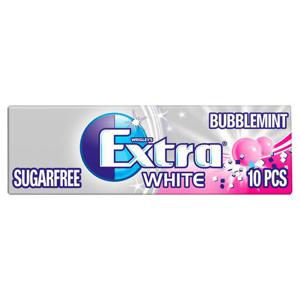 Extra White Bubblemint Gum 10 Pieces