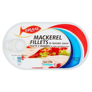 Graal Mackerel Fillets In Tomato 170G