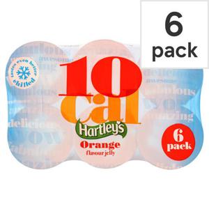 Hartleys 10 Cal Orange 6 Pack Jelly 1050G