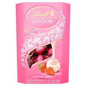 Lindt Lindor Strawberry & Cream Truffles 200G