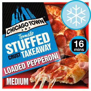 Chicago Town Medium Takeaway Pepperoni Pizza 490G