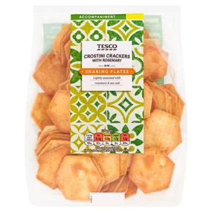 Tesco Crostini Crackers With Rosemary 180G