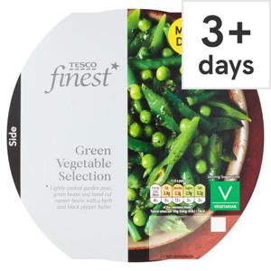 Tesco Finest Green Vegetable Selection 250G