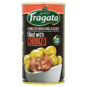 Fragata Chorizo Stuffed Green Olives 350G