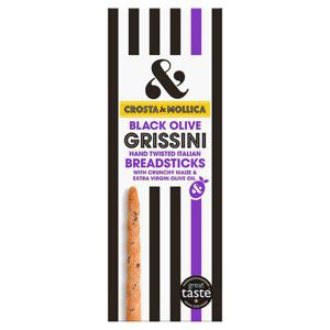 Crosta & Mollica Grissini Olive Breadsticks 140G