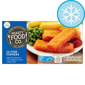 Hearty Food Co 10 Fish Fingers 250G