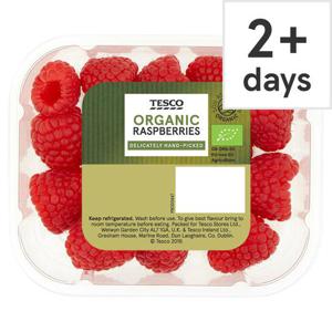 Tesco Organic Raspberries 150G