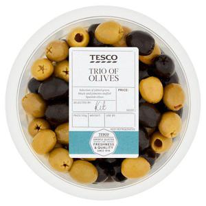 Tesco Trio Of Olives 320G