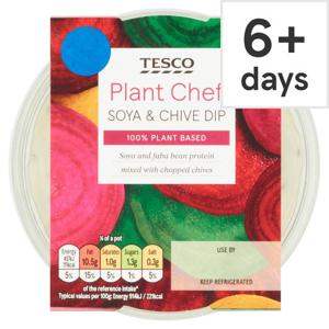 Tesco Plant Chef Soya & Chive Dip 200G