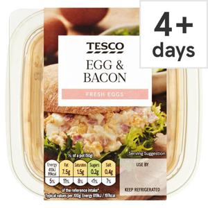 Tesco Egg & Bacon Sandwich Filler 250G