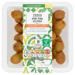 Tesco Piri Piri Olives 114G