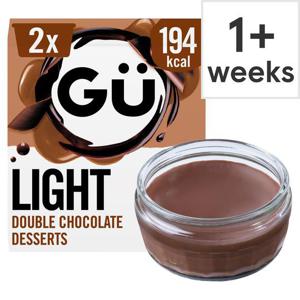 Gu Light Double Choc Dessert 2X78g