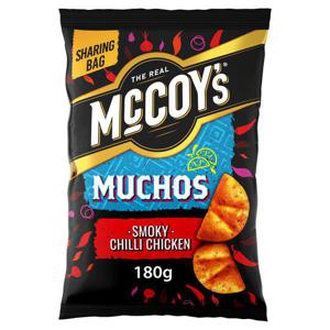 Mccoy's Muchos Smokey Chilli Chicken Tortilla 180G