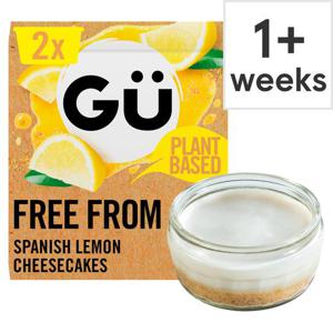 Gu Free From Lemon Cheesecakes 2X92g