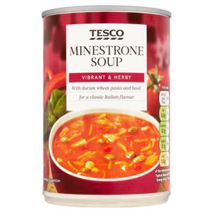 TESCO MINESTRONE SOUP 400G