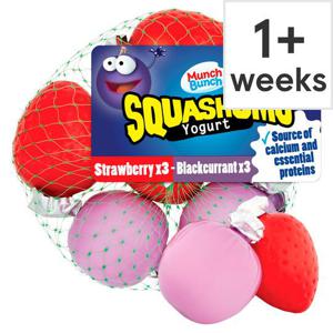 Munch Bunch Strawberry & Blackcurrant Squashums 6X60g