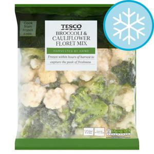 Tesco Broccoli & Cauliflower Floret Mix 900G