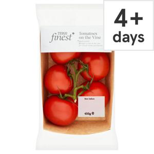 Tesco Finest Tomatoes On The Vine 450G