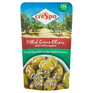 Crespo Olives With Chilli Pepper 70G