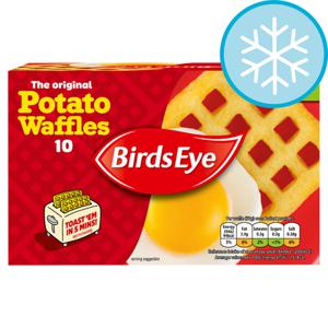 BIRDS EYE 10 POTATO WAFFLES 567G