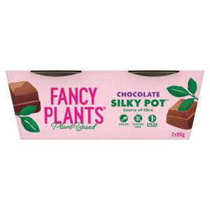 Fancy Plants Chocolate Silky Pot 2X80g