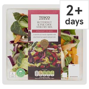 Tesco Butternut & Pak Choi Stir Fry 280G