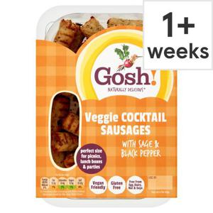 Gosh Veggie Cocktail Sausages Sage & Black Pepper 240G