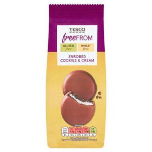 Tesco Free From Vanilla Cookies & Cream Biscuits 192G