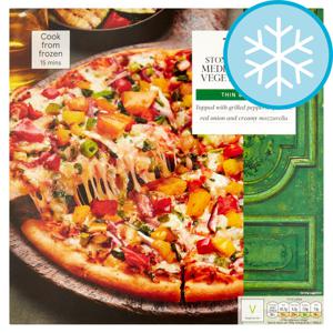 Tesco Stonebaked Mixed Vegetable Pizza 380G