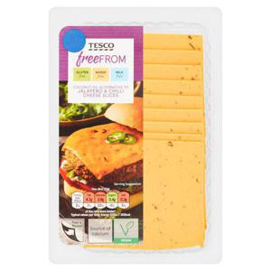 Tesco Free From Coconut Oil Alternative To Chili Cheese Slices 180G