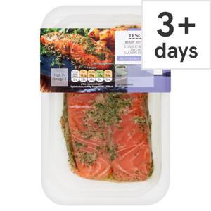 Tesco 2 Garlic & Herb Infused Salmon Fillets 230G