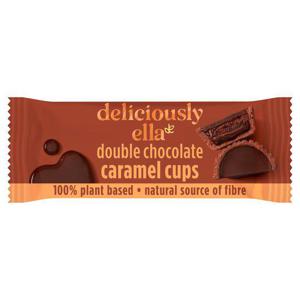 Deliciously Ella Double Chocolate Caramel Cups 36G