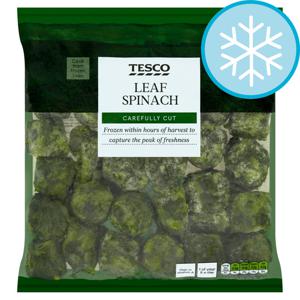 TESCO LEAF SPINACH 900G