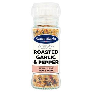 Santa Maria Roasted Garlic & Pepper Grinder 80G