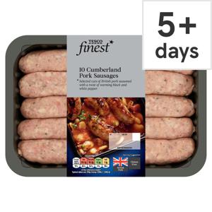 Tesco Finest British Cumberland Pork Sausages 667G