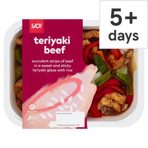 Yo! Teriyaki Beef Strips With Rice 450G