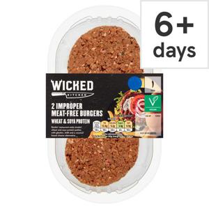 Wicked Kitchen 2 Improper Meat Free Burgers 226G