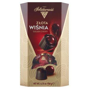 Solidarnosc Golden Cherry Chocolates In Liqueur 190G