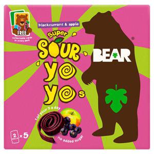 Bear Yoyo Sours Blackcurrant & Apple 100G