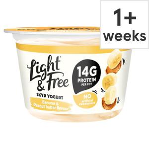 Light & Free Skyr Yogurt Banana & Peanut Butter Flavoured 150G