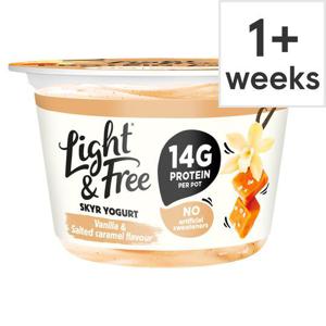 Light & Free Skyr Yogurt Vanilla & Slted Caramel 150G