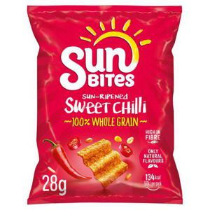 Walkers Sunbites Crisp Snacks Sweet Chilli 28G