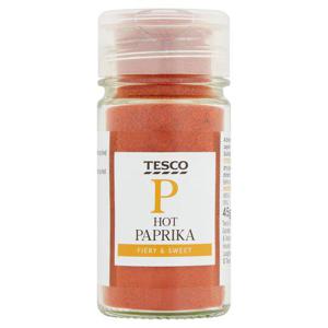 Tesco Hot Paprika 45G