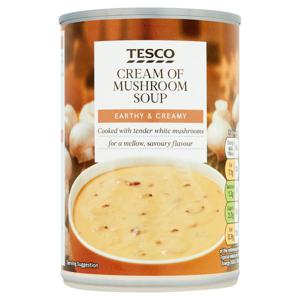 Tesco Cream Of Mushroom Soup 400G