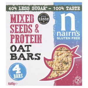 Nairns Gluten Free Oatbar Mixed Seeds & Protein 160G